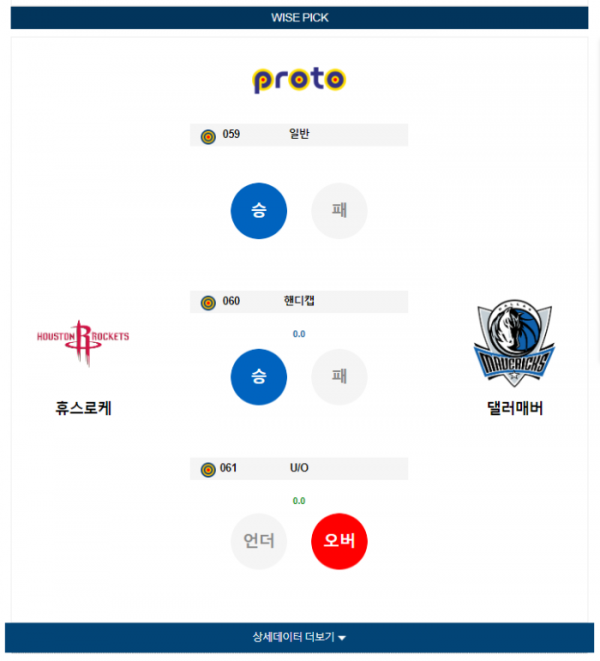 2023년 12월 23일 10시 미국 프로농구 NBA 휴스로케 vs 댈러매버