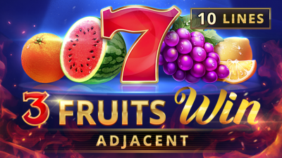 3 Fruits Win: 10 lines
